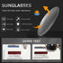 AEVOGUE Sunglasses For Men Goggle Alloy Big Frame Metal Punk Style Shield AE0336...