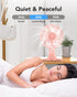 USB Desk Fan, Small Fans with CVT Variable Speeds, Strong Cooling Airflow, Quiet Portable, Desktop Mini Personal Table Fan for Room, Home,Office, ...
