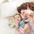 Hape Rattle & Teether Collection | 3-Piece Rattle & Teething Set for Babies, Soft Colors...
