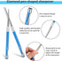Serrated Knife Sharpener, Pocket Knife Sharpener with Retractable Diamond Sharpening Rod, Knife Sharpening Steel Rod Tool for Kitchen Outdoor Repa...