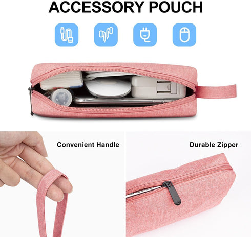 13 Inch Laptop Sleeve Case with Multiple Pocket for 13.3-Inch Macbook Air/Pro 13-13.3 Inch Laptop Computer Notebook, Waterproof Protective Hidden ...