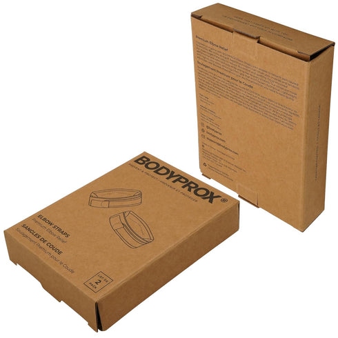 Bodyprox Elbow Brace 2 Pack for Tennis & Golfer's Elbow Pain Relief...