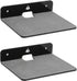 TXEsign Wall Shelves Speaker Shelves 2 Pack, Small Wall Shelves Speaker Mount for Bluetooth Speaker, Webcam, Cell Phones, Toy Display Shelf Acryli...