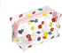 Cute makeup bag, transparent portable makeup bag, waterproof toiletries storage bag, large capacity pen bag (Colorful flowers)...