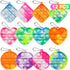 Fidget Toys for Kids Sensory Toys Party Favors 12 Pcs Mini Pop Keychain Its Autism Toddler Toys 3 Shape Stress Relief Kids Toys Fidgets for Boys G...