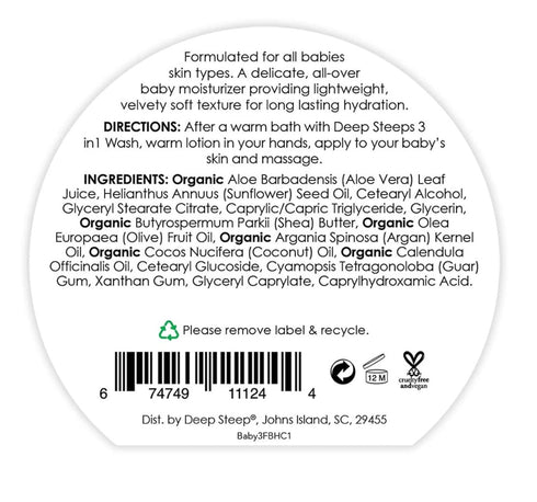 Deep Steep 3-in-1 Face, Body & Hand Cream Baby Line (3-in-1 Face, Body & Hand Cream, 3 oz)...