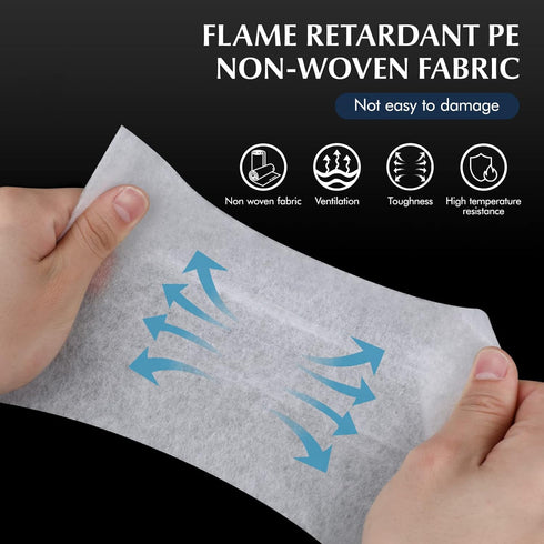 DOITOOL Range Hood Filter Paper Sheets Anti Oil Oil Proof Paper Stickers Range Machine Grease Filters Cooker Hood Extractor Fan Kitchen Tools (100...