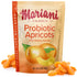 Mariani Probiotic Dried Apricots, 6oz Resealable Bag, Dried Fruit No Sugar Added, Natural Mediterranean Apricots with BC30 Probiotics, Supports Di...