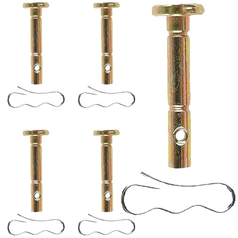 HKAOSDUUH (5 pcs) 738-04124A Shear Pins 738-04124 and 714-04040 Cotter Pins for MTD Cub Cadet Snowblowers Snow Thrower...