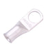 SELTERM 10pcs 4 AWG-3/8" Stud Tinned Copper Wire Lugs, Heavy Duty Battery Cable Ends,4 Guage Ring Terminals, UL Battery Lugs Marine Grade Copper E...
