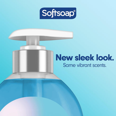 Softsoap Clean & Protect Antibacterial Liquid Hand Soap, Cool Splash Hand Soap, 11.25 Ounce, 6 Pack...