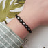 Personalized Name Bracelets for Family Sisters BFF Grandmother Mother Little Sister Bracelet with Letters and Numbers Black Rope Woven Adjustable ...