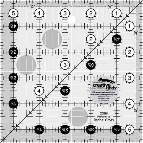 Creative Grids Quilt Ruler 5-1/2in Square - CGR5...