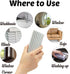 4-Pack Damp Clean Duster Sponge and 1- Pack Cellulose Dishwasher Sponge, Brush for Cleaning Blinds, Glass, Baseboards, Vents, Railings, Mirrors, W...