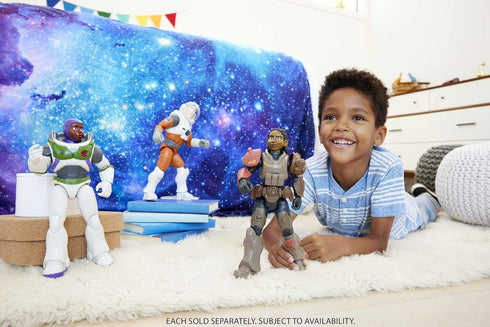 Mattel Disney and Pixar Lightyear 12-in Action Figure with Accessories, Izzy Hawthorne Jr ZAP Patrol with 14 Posable Joints...