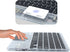 Ultra-Slim Bluetooth Keyboard 7 Colors Backlit Portable Mini Wireless Keyboard Rechargeable for Apple iPad iPhone Samsung Tablet Phone Smartphone ...
