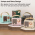 Retro Bluetooth Speaker Mini Wireless Speaker,Portable Bluetooth Speaker with Crystal Clear Stereo Sound Rich Bass,Mini Retro Speaker for iPhone,A...