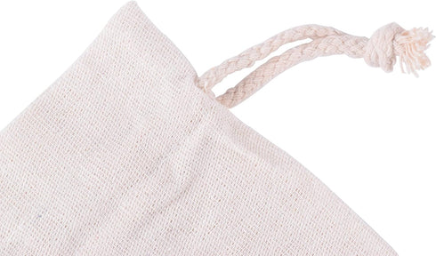 Sansam Muslin Drawstring Gift Bags, 8x12'' Reusable Thicken Natural Cotton Sachet Bags, Overlocking Edges Spice Bags for Jewellery and Crafts, Che...