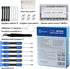 Upgraded Eyeglass Repair Kit, Eye Glasses Repairing Tools with Precision Screwdriver Set, Various Screws, Nose Pads, Temple Tips Sleeve Retainer S...