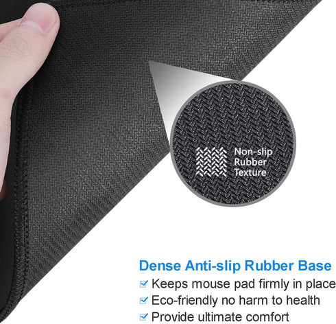 BOSOBO Mouse Pad, Round Moon Lake Mouse Mat, Cute Mouse Pad with Design, Non-Slip Rubber Base Mousepad with Stitched Edge, Waterproof Women Office...