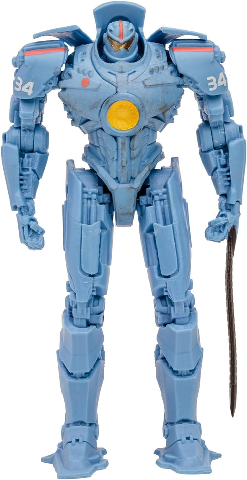Pacific Rim McFarlane Toys Gipsy Danger (Jaeger) 4" Scale Figure Playset with Comic...