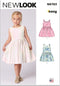 New Look Easy Children's Sleeveless Dress Sewing Pattern Kit, Design Code N6763, Sizes 3-4-5-6-7-8, Multicolor...