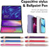 Ballpoint Pens,Pen with Stylus Tips, 1.0 mm Black Ink Metal Pen Stylus Pens for Touch Screens, 2 in 1 Stylus Ballpoint Pens (24 Colors pens and 24...