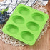 Newk Silicone Oval Soap Molds, 6-Cavities DIY Handmade Soap Mold with Mixed Flower Patterns for Milk Soap...