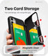 GOOSPERY Magnetic Door Bumper Compatible with iPhone 11, Wallet Case with Card Holder, Protective Dual Layer Bumper Phone Case - Black...