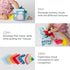 Taf Toys Sensory Crinkle Tissue Box for Toddlers. STEM Montessori Toy with Colorful Soft Scarves and Crinkling Blankies...
