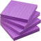 Lined Sticky Notes 3x3 Sticky Notes with Lines Self-Stick Notes Bright Color 4 Pads 90 Sheets/Pad (Purple)...