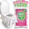 20 Pack Extra Large Disposable Toilet Seat Cover (Floral) – Toddler Toilet Covers For Full Coverage On Toilet or Potty – Ideal Travel Toilet Seat ...