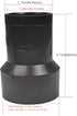2 1/4 inch port hose adapter is suitable for hoses with a diameter of 27 millimeters and is compatible with desktop saws with a 2 1/4 inch port de...