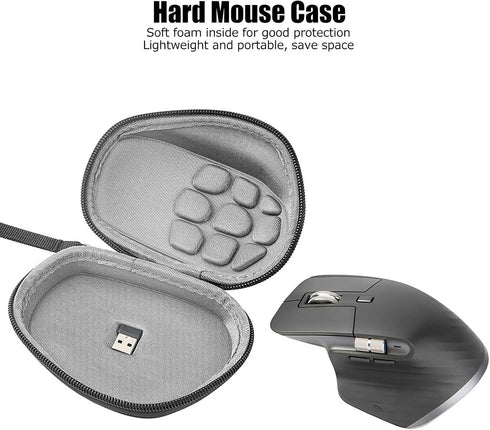ASHATA Travel Hard Case Replacement for Logitech MX Master 3 Master Mouse, Waterproof Shockproof Mouse Hard Carrying Mouse Case for Logitech MX, P...