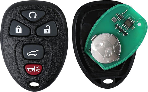 Remote Key Fob Control Replacement for 07-2016 GMC Acadia Yukon,07-2014 Chevy Tahoe Suburban Cadillac Escalade,09-2017 Chevrolet Traverse Enclave(...