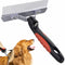 Undercoat Rake for Dogs, Dog Rake Brush Long Tooth Grooming Rakes Brush with Anti-Slip Handle - Dog Brushes for Grooming Long Hair Pets - Husky Ge...