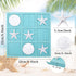 Sumind Tic Tac Toe Game Beach House Decor Wood Coastal Decor Board Game Beach House Present Multilayer Board for Home Beach Starfish Decor(Blue)...