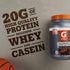 Gatorade Whey Protein Powder, Chocolate, 22.4 Ounce (20 servings per canister, 20 grams of protein per serving)...