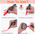 IVSUN Paint Pens Paint Markers,20 Colors Oil-Based Waterproof Paint Marker Pen Set, Never Fade Quick Dry and Permanent, Works on Rocks Painting, W...