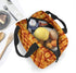 Waffle Pattern Insulated Lunch Bags for Women Cooler Tote Bag with Front Pocket Lunch Box Reusable Lunch Bag for Men Adults Work Hiking Picnic......
