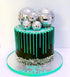 JeVenis Disco Ball Cake Decoration 70's Disco Party Supplies Disco Ball Dance Birthday Party Supplies...