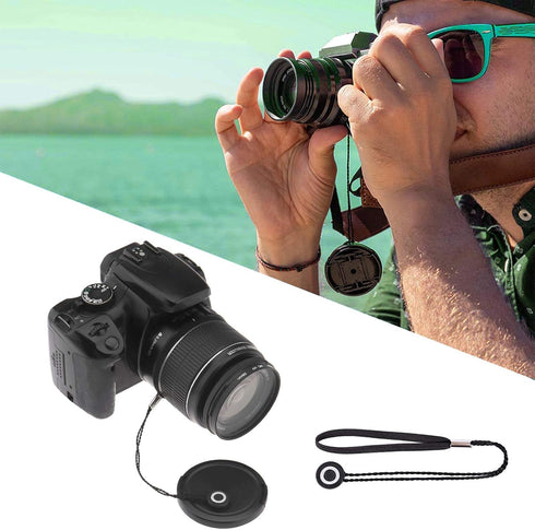 Create idea 6Pcs Elastic Lens Cap Keeper Lens Cover Prevent Lens Cap Lost Compatible with DSLR and SLR Front Lens Cap 9 Inch...
