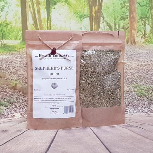 Health Embassy Shepherds Purse Herb | Capsella bursa-pastoris | Herbal Tea (100g)...