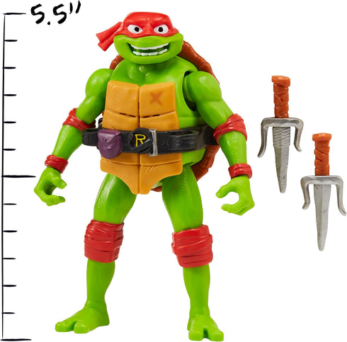 Teenage Mutant Ninja Turtles: Mutant Mayhem 5.5” Raphael Deluxe Ninja Shouts Figure by Playmates Toys...