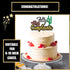 Black Glitter Feliz Cumpleaños Cake Topper - Spanish Happy Birthday Cake Topper - Adults/Teen's Birthday Party Decorations...
