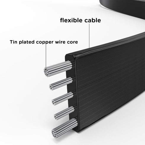 2PCS 90 Degree USB2.0 Extension Cable Flat Right Angle USB Male to Female Adapter Short Soft USB Cable 8inch-20CM (UP Angle+Down Angle)...