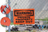 Accuform Signs HSR270 Chain Link Fence Sign Mounting Bracket, Includes Stainless Steel Bolt and Nylon Washer...