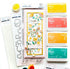 PINKFRESH STUDIO STENCIL 4X9 6/PKG, Wildflower Slimline Layering...