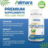 L-Lysine + Monolaurin 600mg 1:1 Ratio, 1 Pack, 100 Capsules...