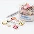 Multicolor Binder Clips, Small Binder Clips, 60Pack, 0.75 in, Small Clips, Paper Binder Clips, Binder Clips Small Size,Small Paper Clips, Office C...